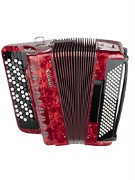 Aurus JH5120-RED Аккордеон кнопочный 70/120/7/2, красный, с футляром JH5120-RED