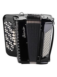 Gelander GH5096H-3-BLACK Кнопочный аккордеон 72/96, черный GH5096H-3-BLACK