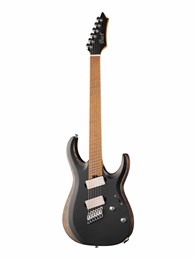 Cort X700-Mutility-BKS X Series Электрогитара, мультимензурная, черная, с чехлом X700-Mutility-BKS
