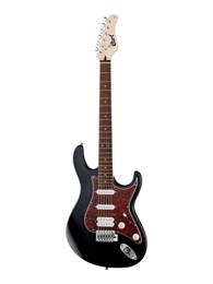 Cort G110-WBAG-OPBK G Series Электрогитара, черная, с чехлом G110-WBAG-OPBK