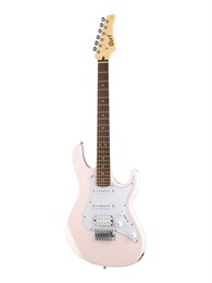 Cort G200-WBAG-PPK G Series Электрогитара, розовая, с чехлом G200-WBAG-PPK