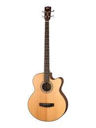 Cort SJB5F-NS-WBAG Acoustic Bass Series Электроакустическая бас-гитара цвет натуральный, с чехлом SJB5F-NS-WBAG