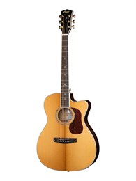 Cort Gold-OC8-WCASE-NAT Gold Series Электроакустическая гитара, с вырезом, с чехлом Gold-OC8-WCASE-NAT
