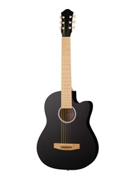 Амистар M-32-BK Акустическая гитара, с вырезом, черная, матовая M-32-BK