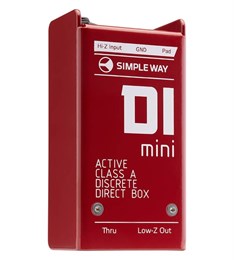 Simpleway Audio D1mini D.I. Box Дибокс, преобразователь сигнала для гитары, активный D1mini