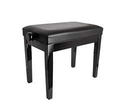 Rin HY-PJ024-GLOSS-BLACK Банкетка, черная, искусственная кожа HY-PJ024-GLOSS-BLACK