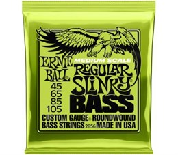 ERNIE BALL 2856 Regular Slinky Medium Scale 45-105 - Струны для бас-гитары P02856