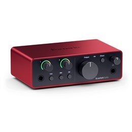 Focusrite Scarlett-Solo-4th-gen Scarlett Solo 4th gen Аудио интерфейс USB, 2 входа-2 выхода Scarlett-Solo-4th-gen