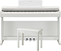 Yamaha YDP-145WH Arius Цифровое пианино со стойкой и педалью, белое YDP-145WH