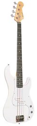 Caraya B300WH Бас-гитара, белая B300WH