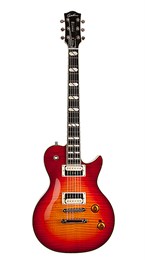 Godin 042609 Summit Classic Supreme LTD Cherry Burst Flame Электрогитара, с чехлом 042609