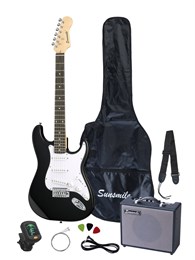 Sunsmile MEGP-BK Комплект электрогитары, комбоусилителя, аксессуаров, черный MEGP-BK