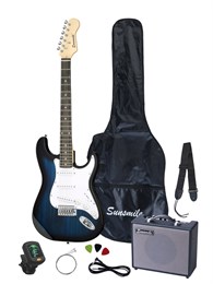 Sunsmile MEGP-BL Комплект электрогитары, комбоусилителя, аксессуаров, синий санберст MEGP-BL