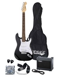 Homage SET-HEG310BK Комплект электрогитары, комбоусилителя, аксессуаров, черный SET-HEG310BK