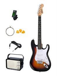 Belcat BST-KIT-SB Электрогитара с комбоусилителем и аксессуарами BST-KIT-SB