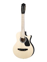 АККОРД ACD-40A-3d-EC Акустическая гитара, с вырезом, цвет эбен/шампань ACD-40A-3d-EC