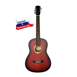 Кунгурская Акустика F-Red Гитара акустическая, красная F-Red
