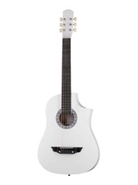 АККОРД ACD-39A-513-WH Акустическая гитара, с вырезом, белая, матовая ACD-39A-513-WH