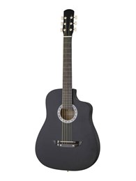 АККОРД ACD-41A-79-BK Акустическая гитара, с вырезом, черная ACD-41A-79-BK