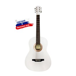 Кунгурская Акустика F-White Гитара акустическая, белая F-White