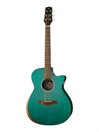 Magna MGC-02 Акустическая гитара, с вырезом, зеленая MGC-02