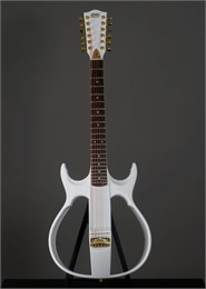 Mig Guitars SG2WH23 SG2 Сайлент-гитара 12-струнная, белая SG2WH23