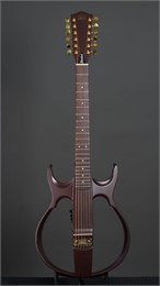 Mig Guitars SG2CN23 SG2 Сайлент-гитара 12-струнная, темно-коричневая SG2CN23