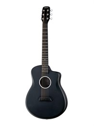 Simple Fly J2 Акустическая гитара, карбон, черная J2