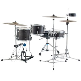 Dixon PODL313BK1-WB Little Roomer Набор барабанов, с чехлом, черные матовые PODL313BK1-WB