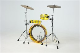 Мастерская Бехтеревых UBAj-2203/3 Барабанная установка компактная, акрил, желтая UBAj-2203/3