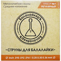 Балалайкеръ STR B1 - Струны для балалайки прима STR B1