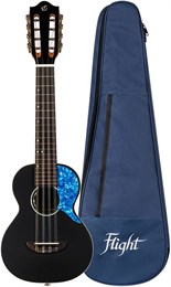FLIGHT IRIS 8 EQ-A BK - Укулеле 8-ми струнный тенор IRIS 8 EQ-A BK