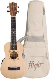 FLIGHT DUC525 EQ SP/ZEB - Укулеле концерт DUC525 EQ SP/ZEB