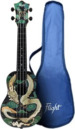 FLIGHT TUS JADE DRAGON / Green Apelsin - Укулеле сопрано TUS-JADE DRAGON