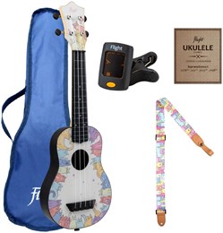 FLIGHT TUS KITTY dPACK 1 - Укулеле (набор) сопрано TUS-KITTY DPACK 1