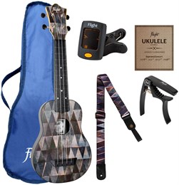 FLIGHT TUS-40 ARCANA dPACK 1 - Укулеле (набор) сопрано TUS-40 ARCANA DPACK 1