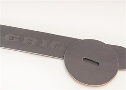 Grig GRT-1 Ремни для оркестровых тарелок, кожа, черные GRT-1