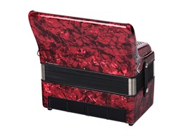 Weltmeister Perle-II-48/26-RD Perle Аккордеон 26/48/II/3, красный, с ремнями и чехлом Perle-II-48/26-RD