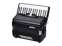 Aurus JH2005-BLACK Аккордеон 34/48/5, черный, с футляром JH2005-BLACK