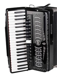 Aurus JH2012A-BLACK Аккордеон 41/120/13+6+1, черный, с футляром JH2012A-BLACK