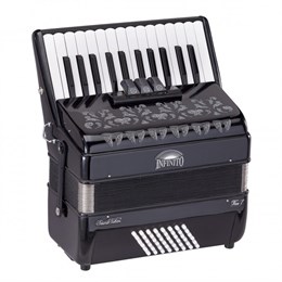 Soundsation VOCE-I-2648-BK Infinito Аккордеон 26/48-3, черный VOCE-I-2648-BK