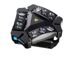 Big Dipper LM0910RG Моторизированный прожектор смены цвета (колорчэнджер) паук, RGBW +лазер, 9x10Вт LM0910RG