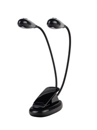 Rin HY-HA027A Светильник светодиодный на прищепке для пюпитра или клавишных, черный HY-HA027A