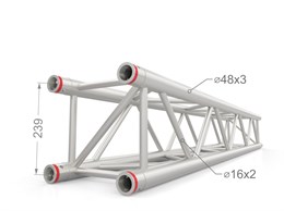 Rosstage RS-TC-Q30L100 Ферма прямая 287х287, квадратное сечение, длина 1 м RS-TC-Q30L100