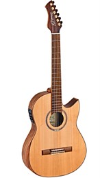 Ortega Flametal-Two Классическая гитара со звукоснимателем, с чехлом Flametal-Two