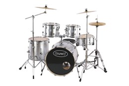 TJW JW225-E1-SL Барабанная установка (2 коробки), серебристая JW225-E1-SL