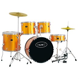 TJW JW225-E2-MYL Барабанная установка (2 коробки), золотистая JW225-E2-MYL