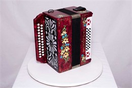 Тульская Гармонь G-21-RD Гармонь Тульская-301М 25х25-III с двумя ремнями, красная G-21-RD