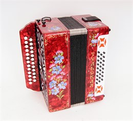 Тульская Гармонь G-14 Гармонь Тульская-301М 25х25-III-2 с двумя ремнями G-14