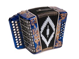 Шуйская Гармонь SZ48/1XL-G-BL Гармонь «Чайка» 21х12, синяя SZ48/1XL-G-BL
